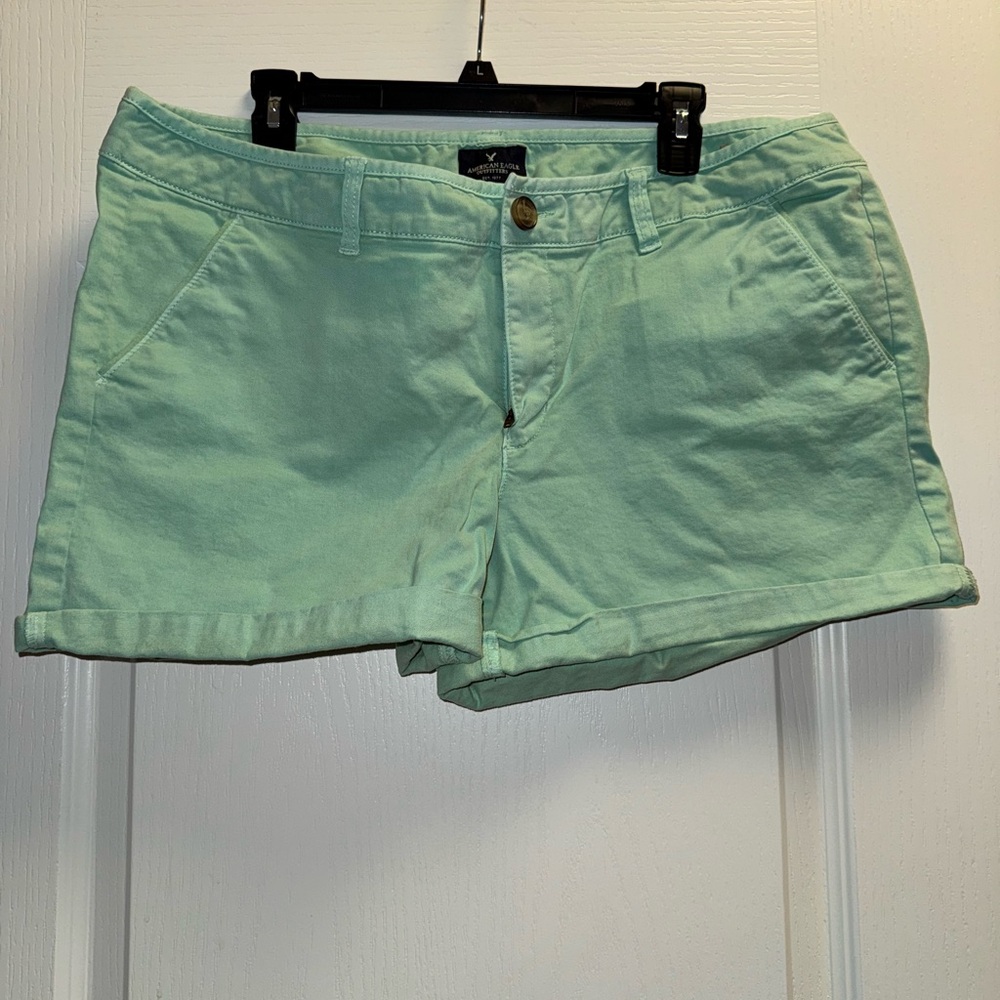 American Eagle Mint Green Women's Shorts